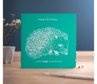 Deckled Edge Colour Block Card