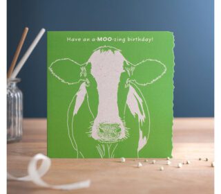 Deckled Edge Colour Block Card