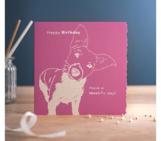 Deckled Edge Colour Block Card