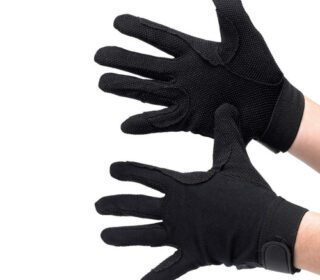 Hy Equestrian Pimple Gloves Black