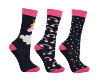 Hy Equestrian Little Rider Little Unicorn Socks
