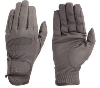 Hy Equestrian Light Riding Gloves Brown