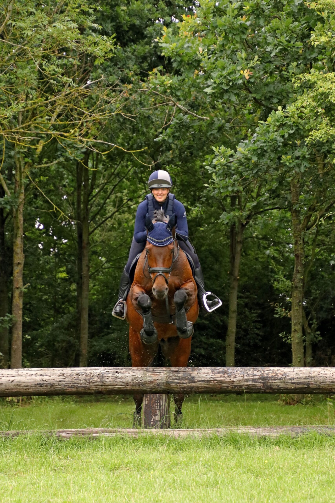 Hy Equestrian Sport Active Base Layer Navy - Image 2