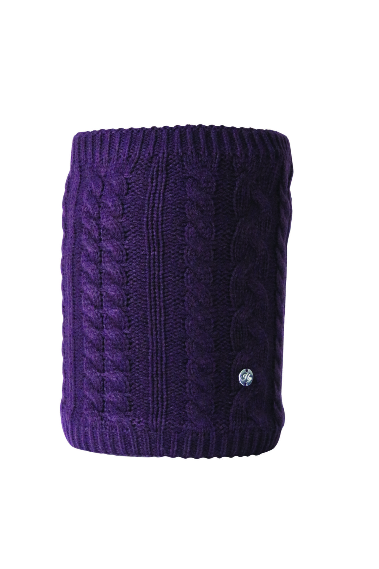Melrose Cable Knit Snood Damson
