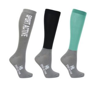 Hy Equestrian Sport Active Riding Socks Spearmint Green