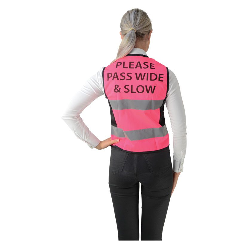 Hy Equestrian Hyviz Vest Pink - Image 3
