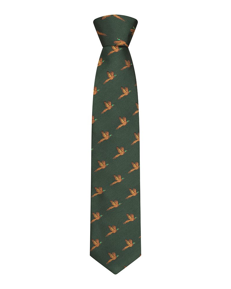 Hoggs of Fife Silk Tie Green