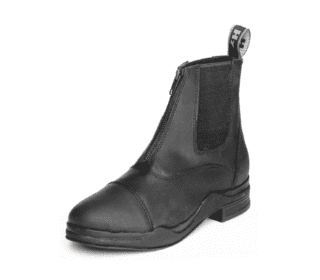 Hy Equestrian Wax Leather Zip Boot