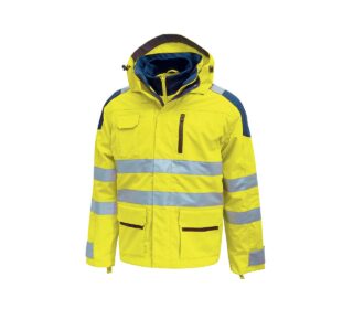 U-Power Backer Hi-Viz Coat Yellow