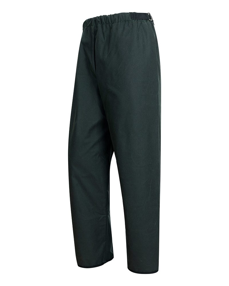 Hoggs of Fife Waxed Overtrousers Olive - Image 5
