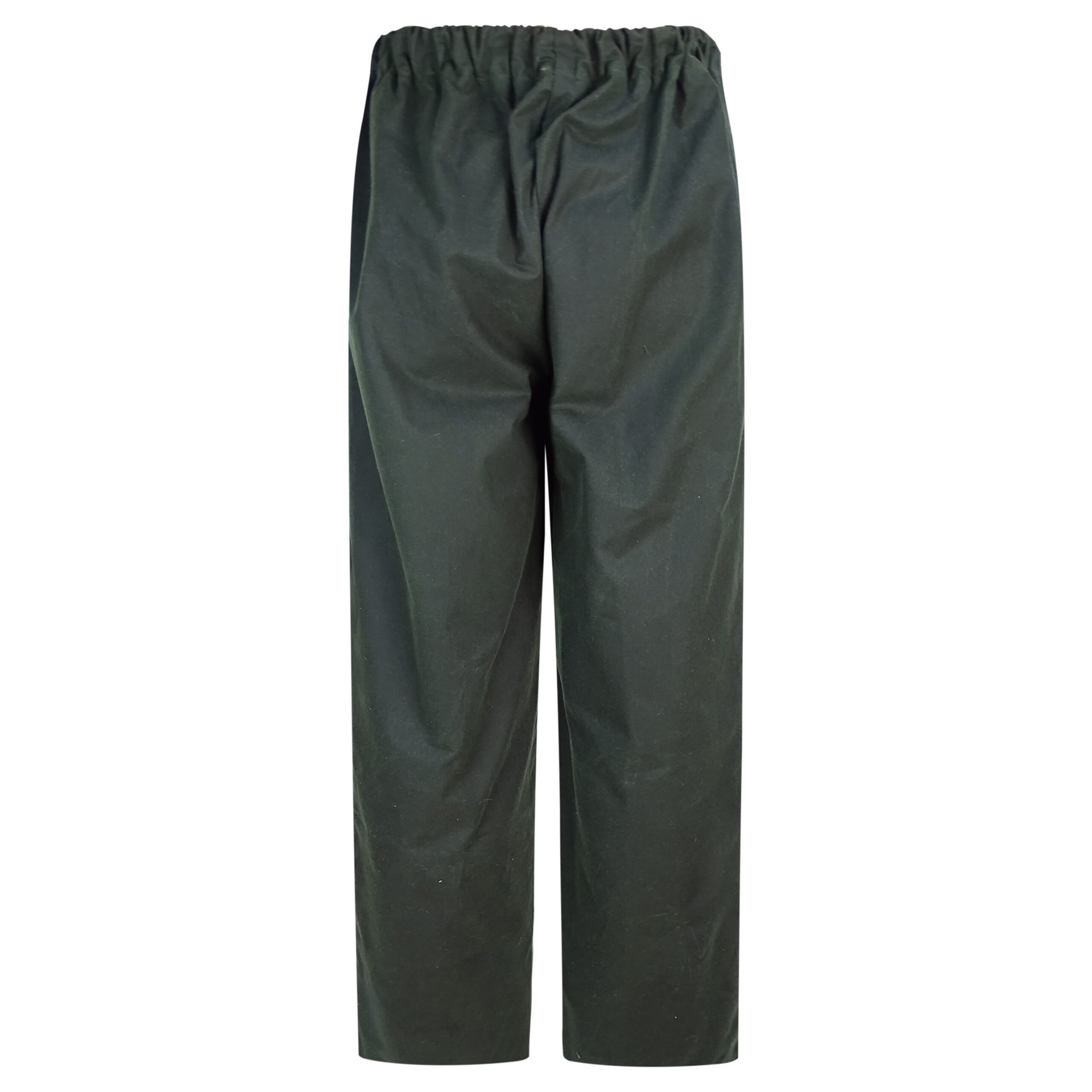 Hoggs of Fife Waxed Overtrousers Olive - Image 4