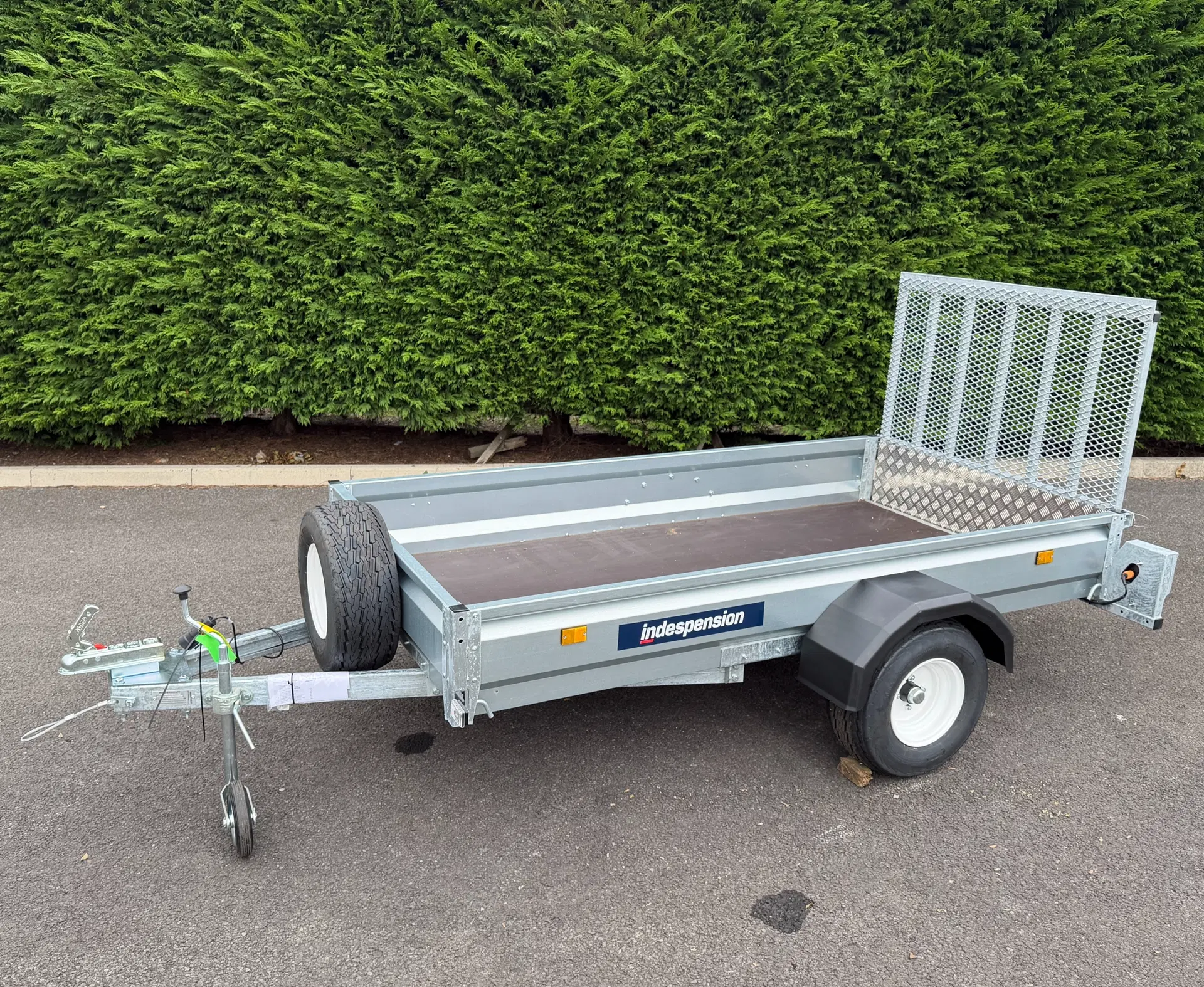 Indespension Unbraked 8'x4' Goods Trailer - Ramptail