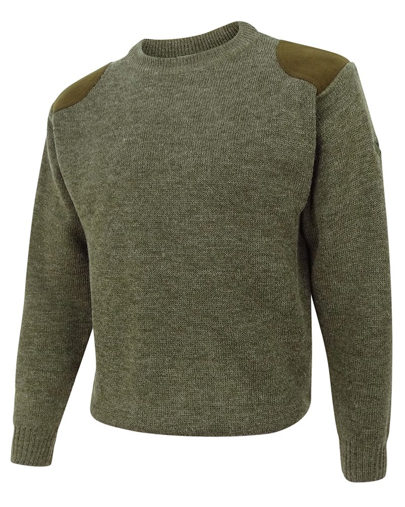 Hoggs of Fife Melrose Hunting Pullover Green - Image 3