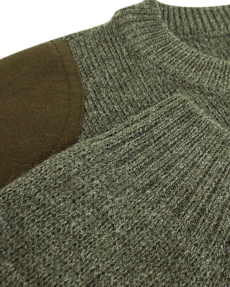 Hoggs of Fife Melrose Hunting Pullover Green - Image 4