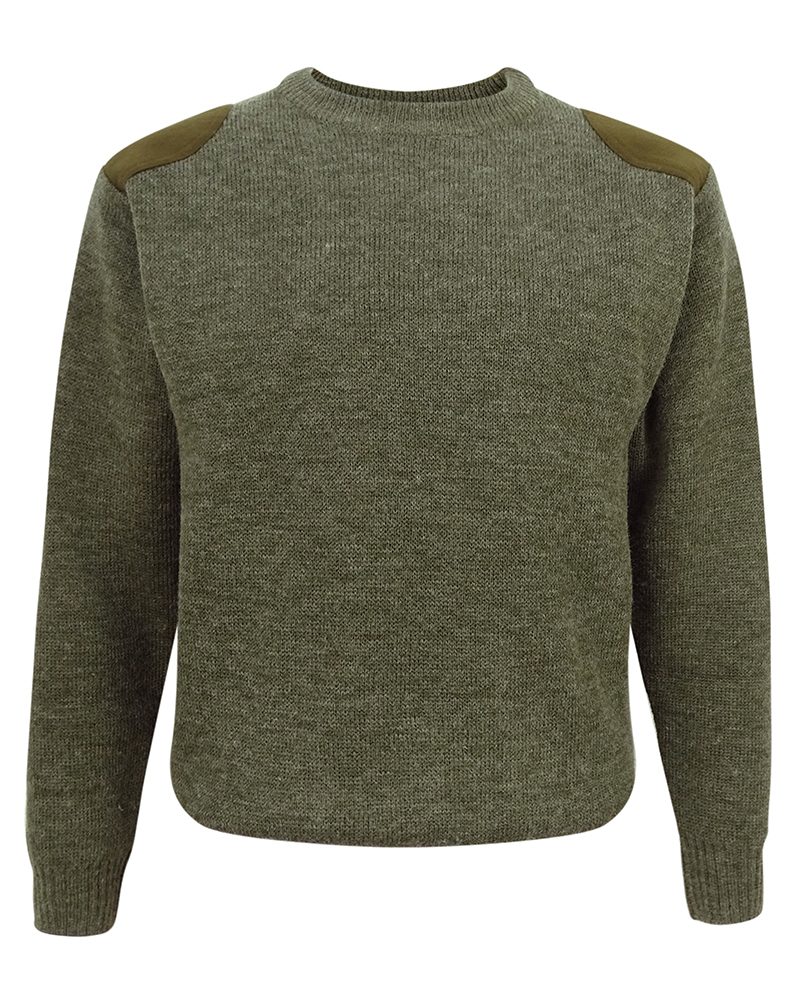 Hoggs of Fife Melrose Hunting Pullover Green - Image 6