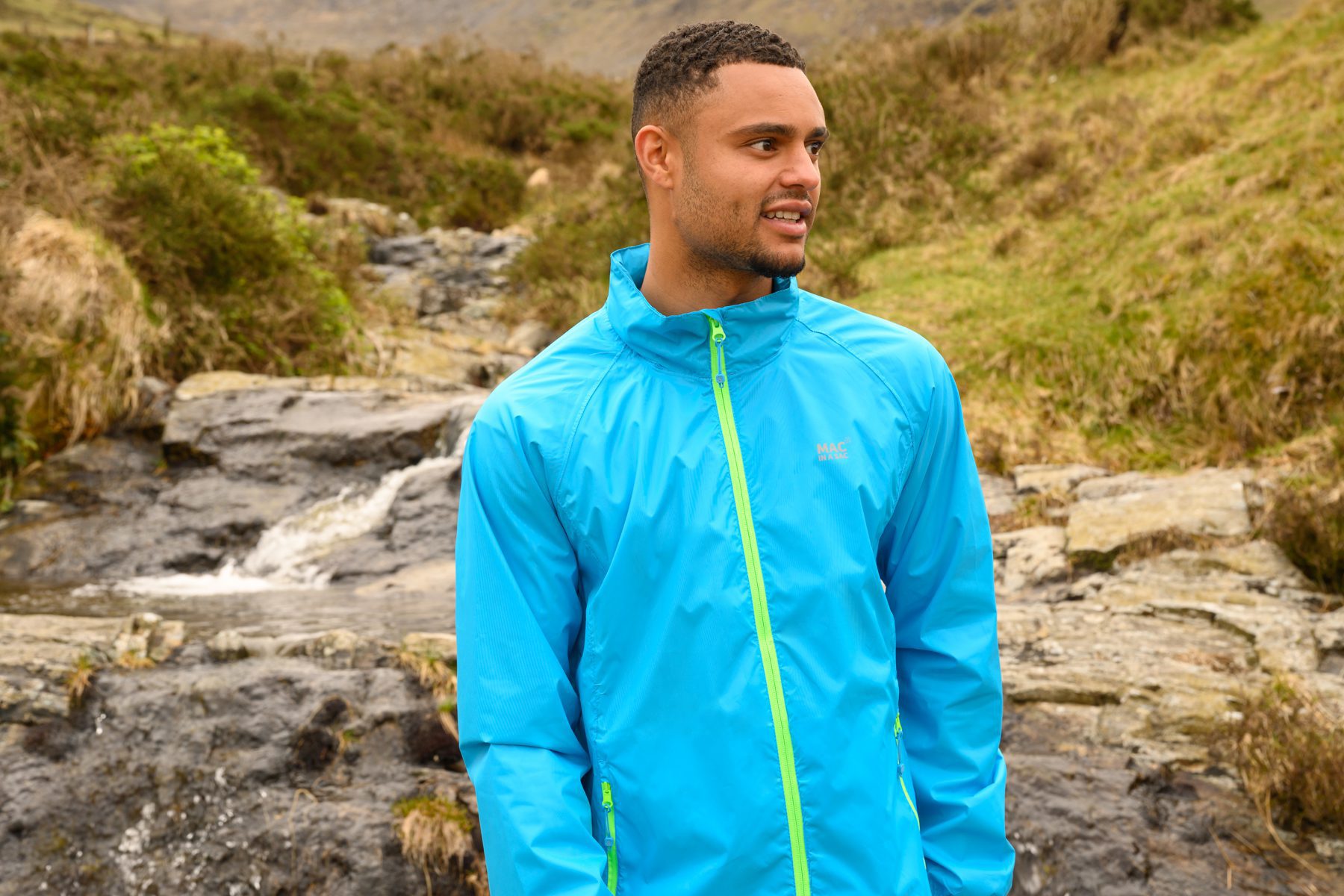 Mac In A Sac Origin II Jacket Neon Blue - Image 24