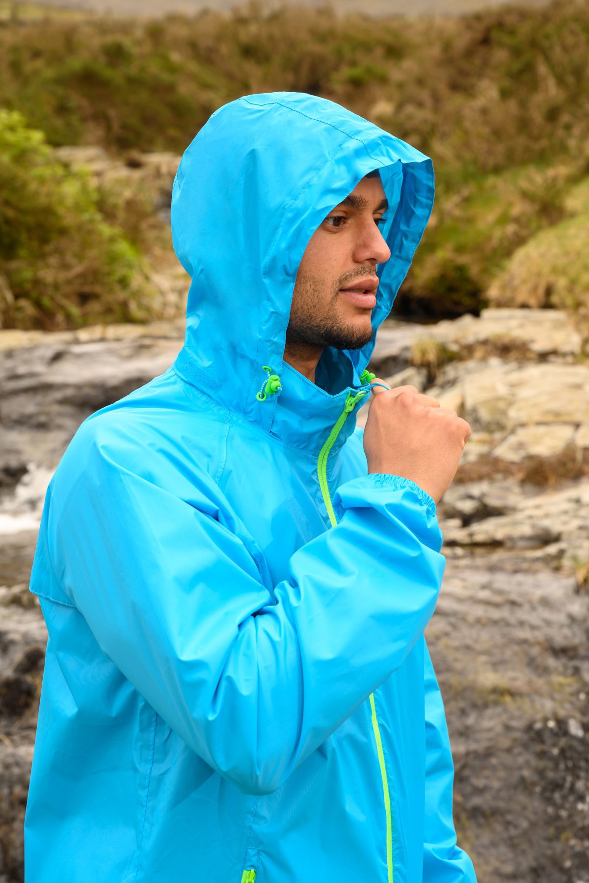 Mac In A Sac Origin II Jacket Neon Blue - Image 15
