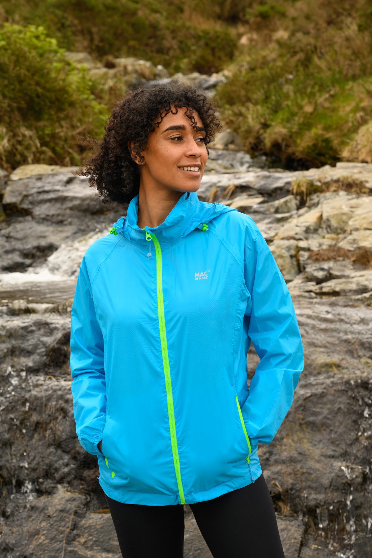 Mac In A Sac Origin II Jacket Neon Blue - Image 7