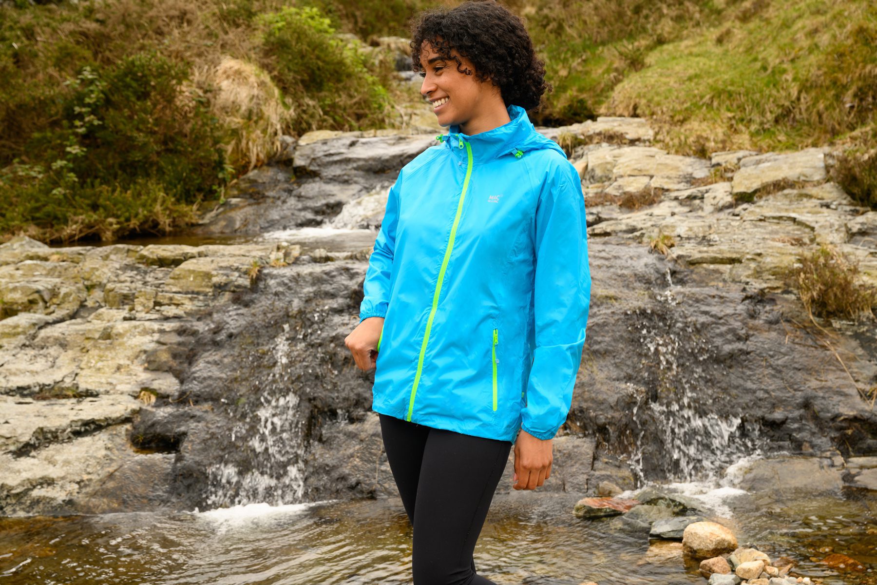 Mac In A Sac Origin II Jacket Neon Blue - Image 5