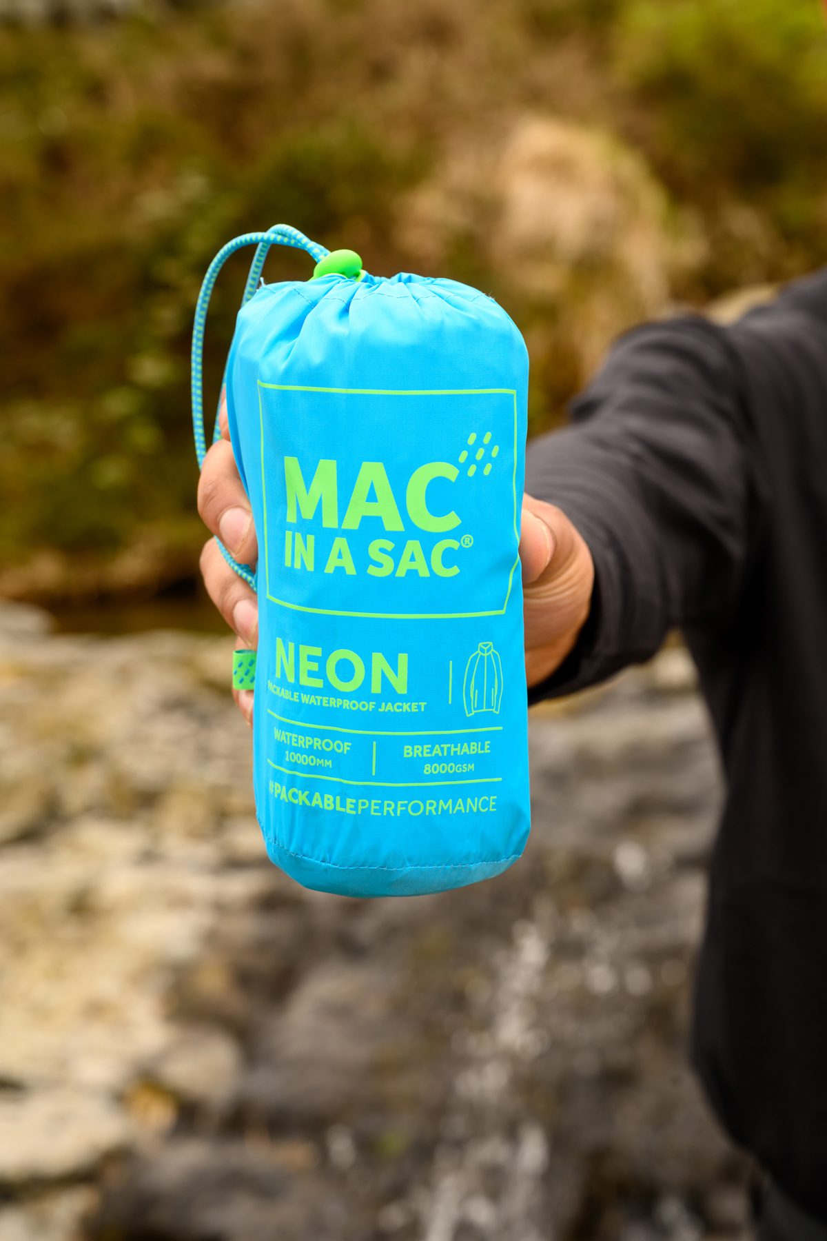 Mac In A Sac Origin II Jacket Neon Blue - Image 22