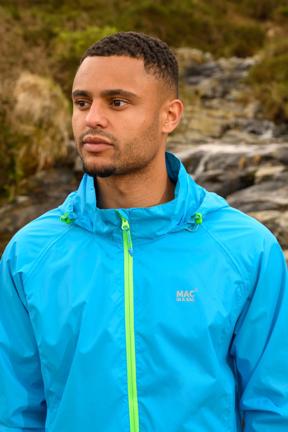 Mac In A Sac Origin II Jacket Neon Blue - Image 20