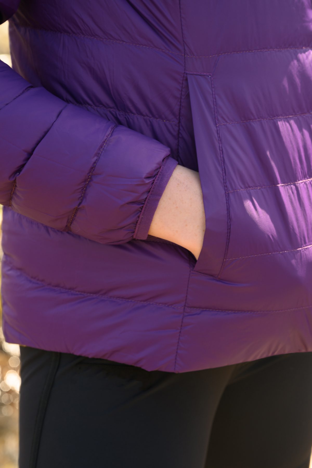 Mac In A Sac Polar Down Jacket Yellow And Grape - Image 5