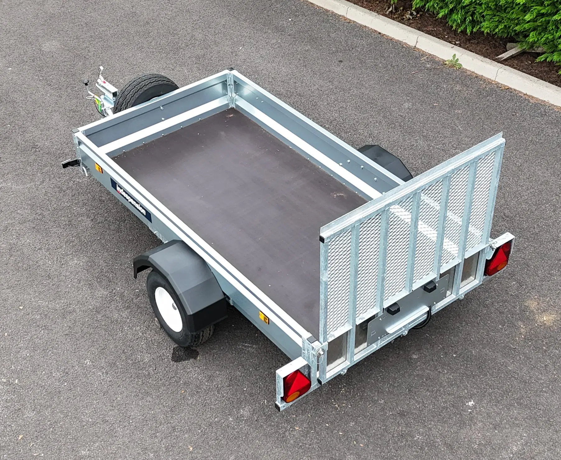 Indespension Unbraked 8'x4' Goods Trailer - Ramptail - Image 2