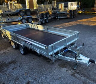 Indespension Braked 10'x6'6" Twin Axle Flatbed Trailer