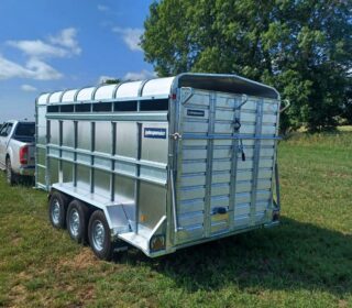 Indespension Triple Axle 14'x 6' x 6' Livestock Trailer