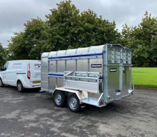 Indespension Twin Axle 12'x6'x6'H Livestock Trailer