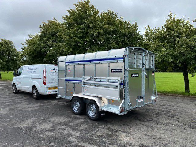 Indespension Twin Axle 12'x6'x6'H Livestock Trailer