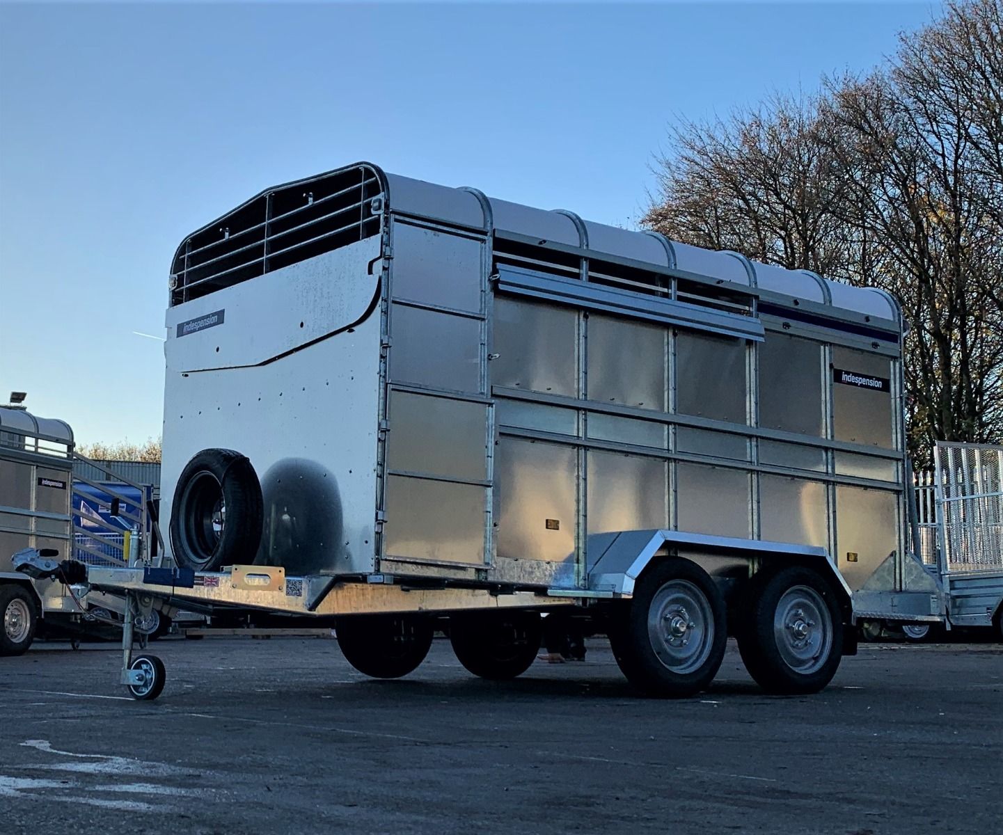 Indespension Twin Axle 12'x6'x6'H Livestock Trailer - Image 2