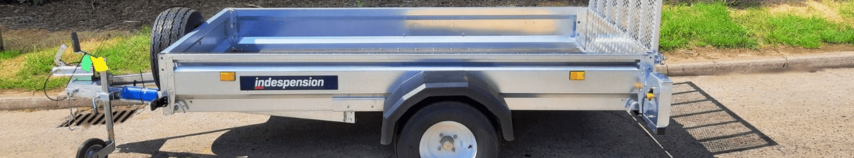 Indespension Braked 8’x4′ Twin Axled Trailer Head Image