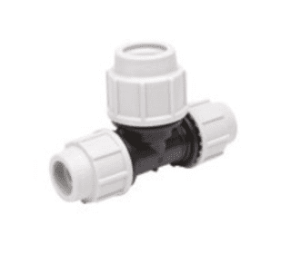 Plasson 7740 90° Enlarging Tee