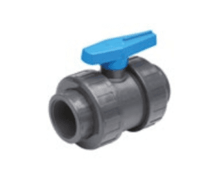 Plasson 1151 Ball Valve PVC Double Union FI x FI