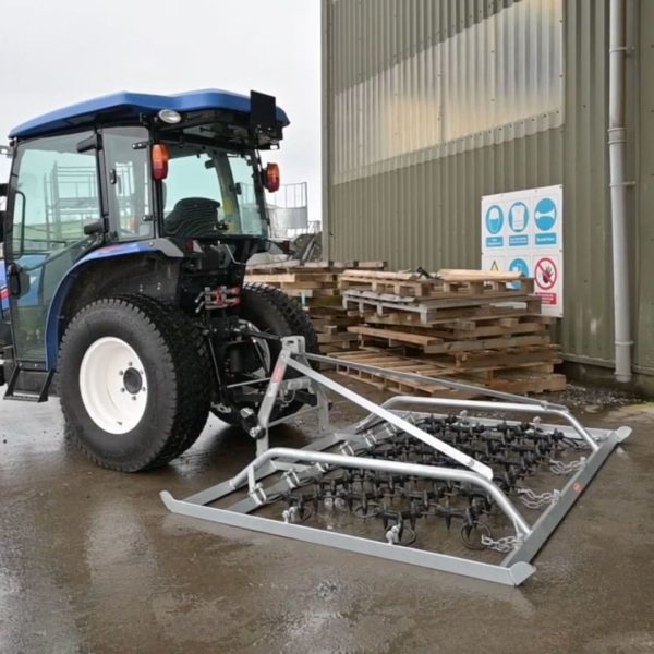 Ritchie 2.2m Mounted Grass Harrow for Compact Tractors - Image 7