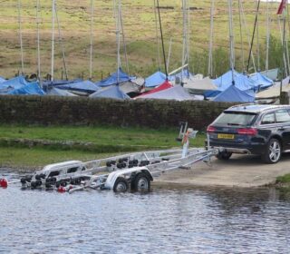 Indespension Super Roller Coaster Boat Trailer