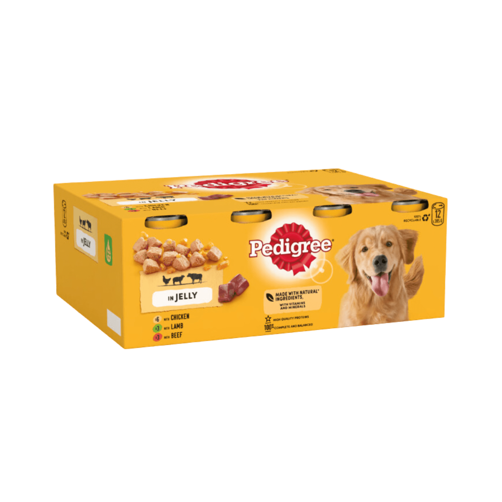 Pedigree Chunks in Jelly Mixed Selection Adult Wet Dog Food