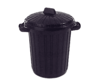 Dustbin with Clip Lid