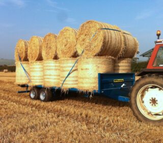 Fleming Flatbed Bale Trailer
