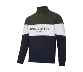 Hoggs of Fife Dumfries 1888 Mens 1/4 Zip Sweatshirt