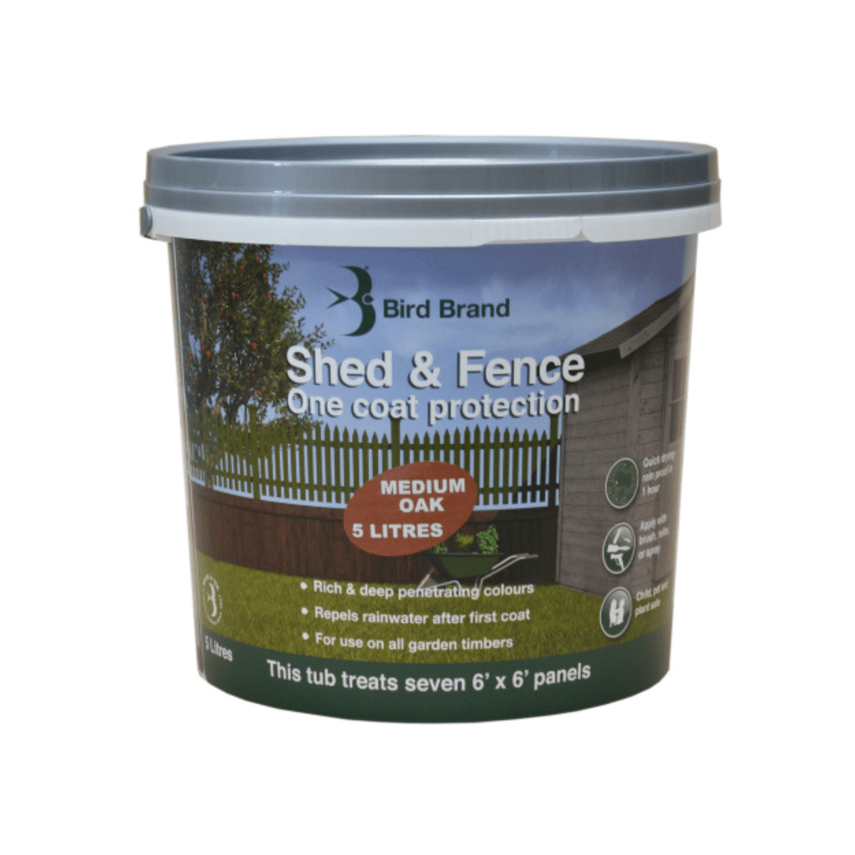 Bird Brand Shed & Fence One Coat Protection 5L