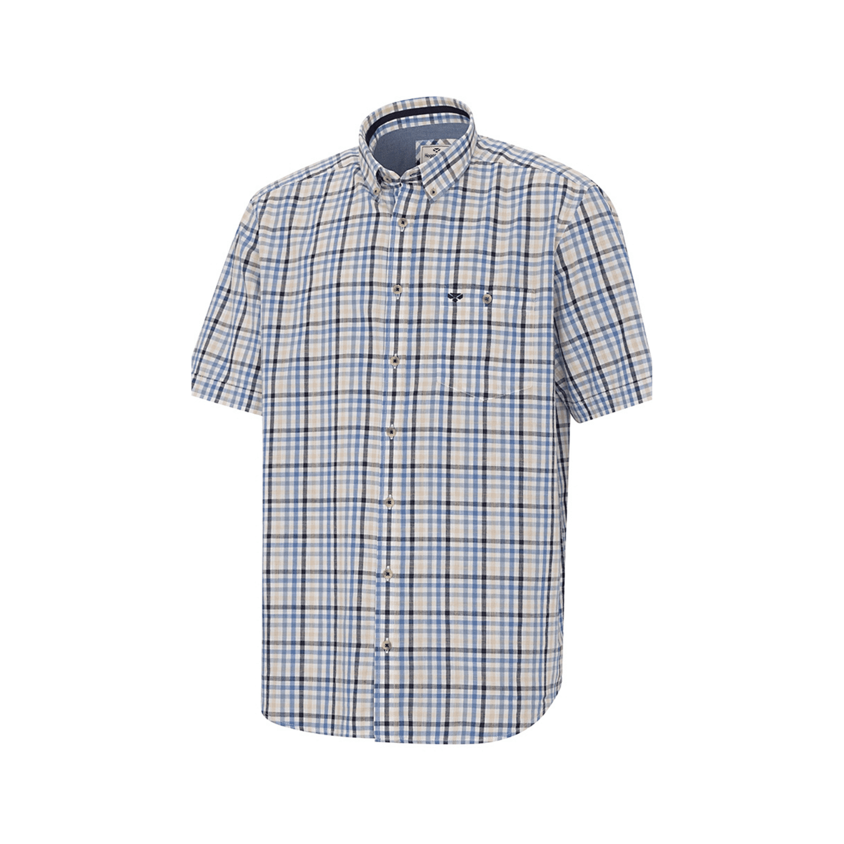 Hoggs of Fife Aberdour Short Sleeve Checked Shirt