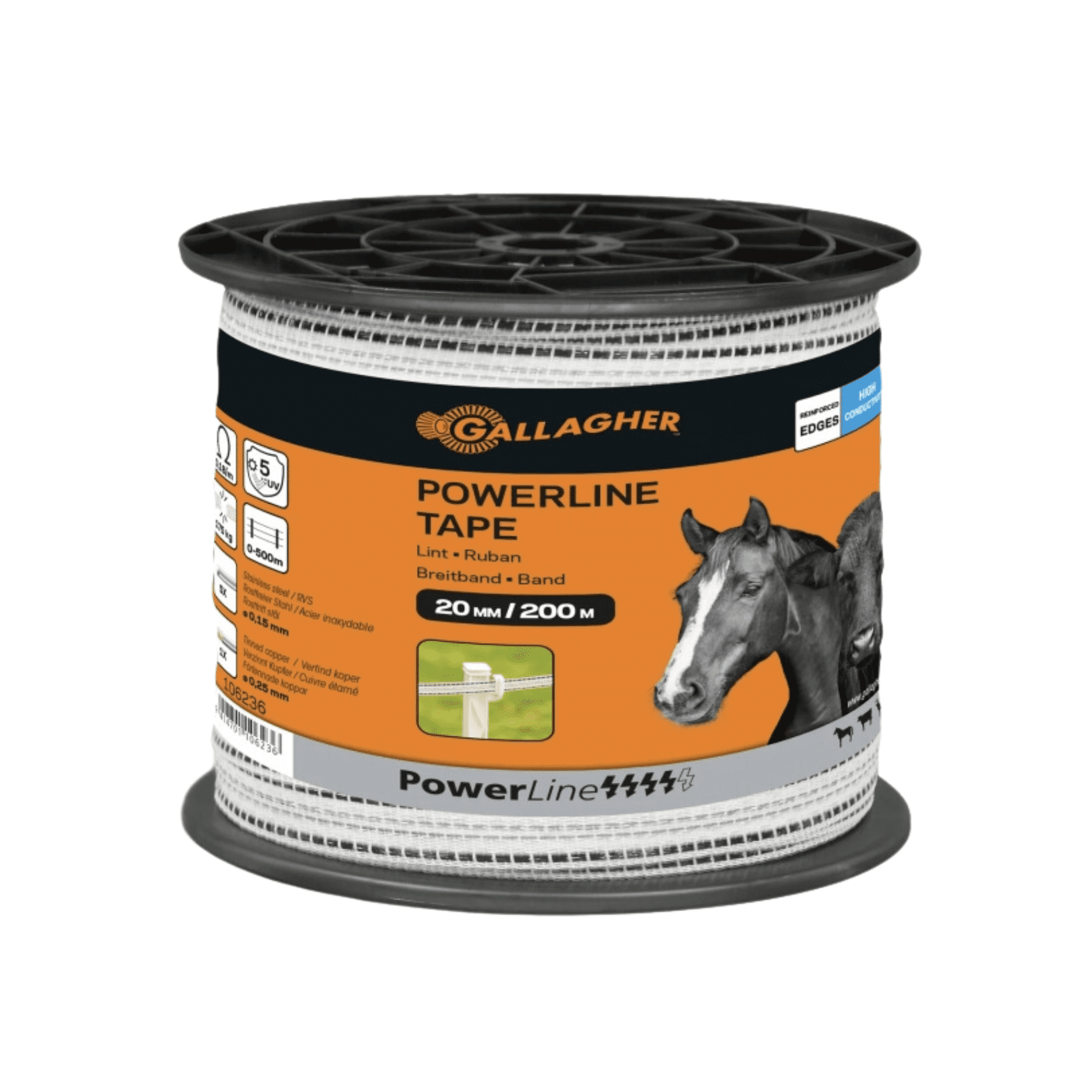 Gallagher PowerLine tape 20 mm 106236