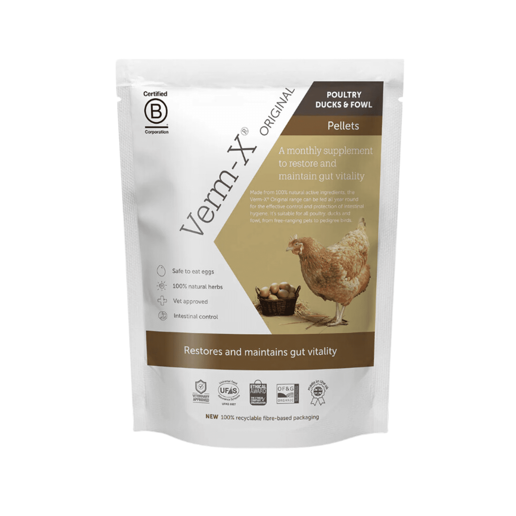 Verm-X Original Pellets for Poultry, Ducks and Fowl