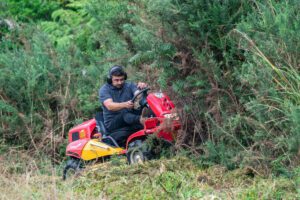 Canycom Ride-on Brushcutter for hire
