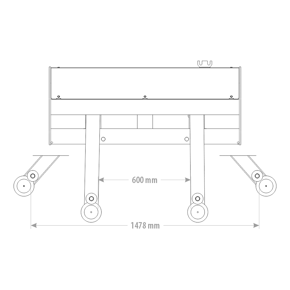 Bale Transporter design drawing - FK Machinery UBTH