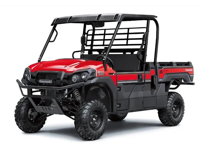 Studio shot of Kawasaki Mule Pro FX UTV