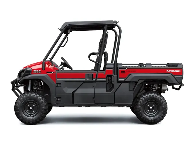 Studio shot of Kawasaki Mule Pro FX UTV
