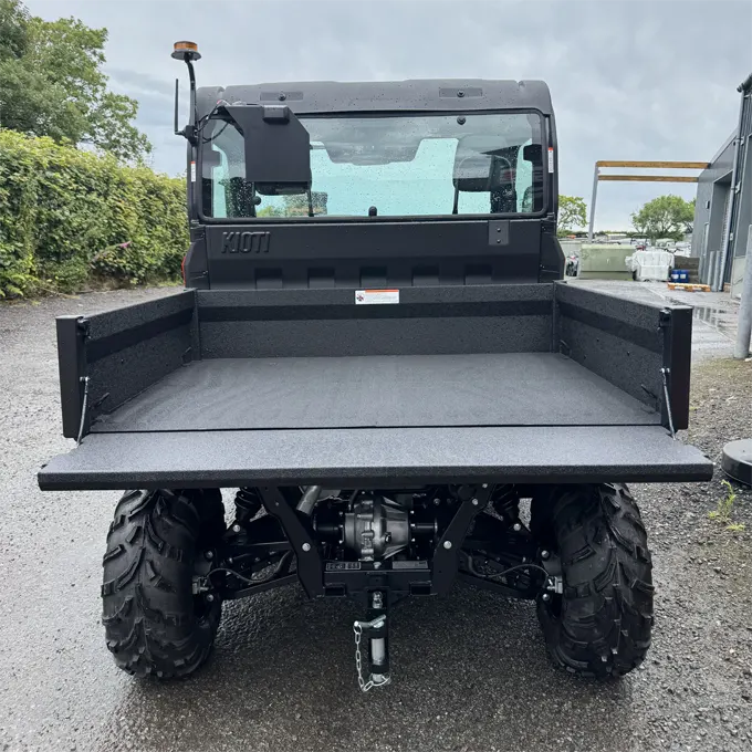 Kioti K9 2410 UTV with cargo bed door down
